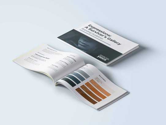 YWCA Branding Guidelines mockup