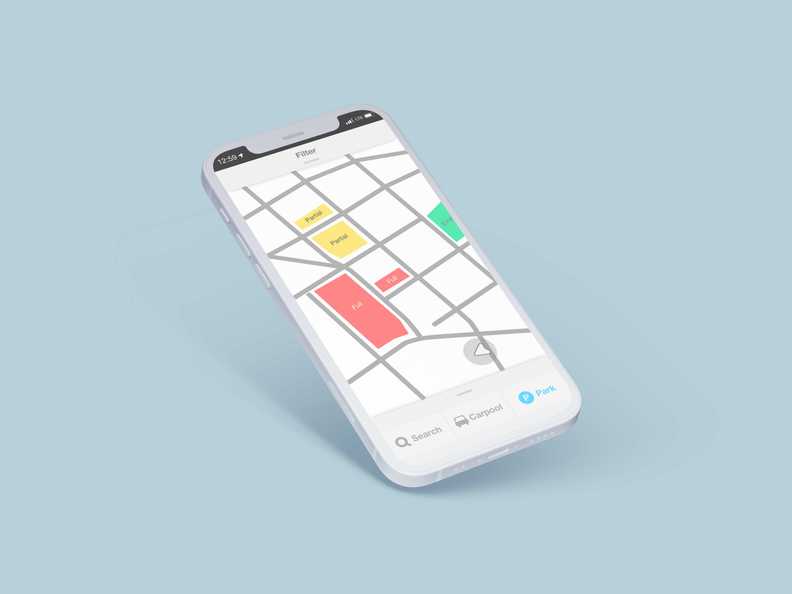 Parking for Waze mockup